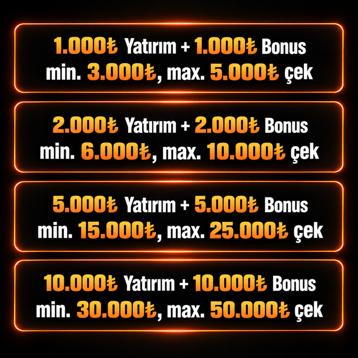 YATIR, %100 BONUS AL, ÇEK!!